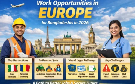 Work Opportunities in Europe for Bangladeshis in 2026: Complete Situation Report