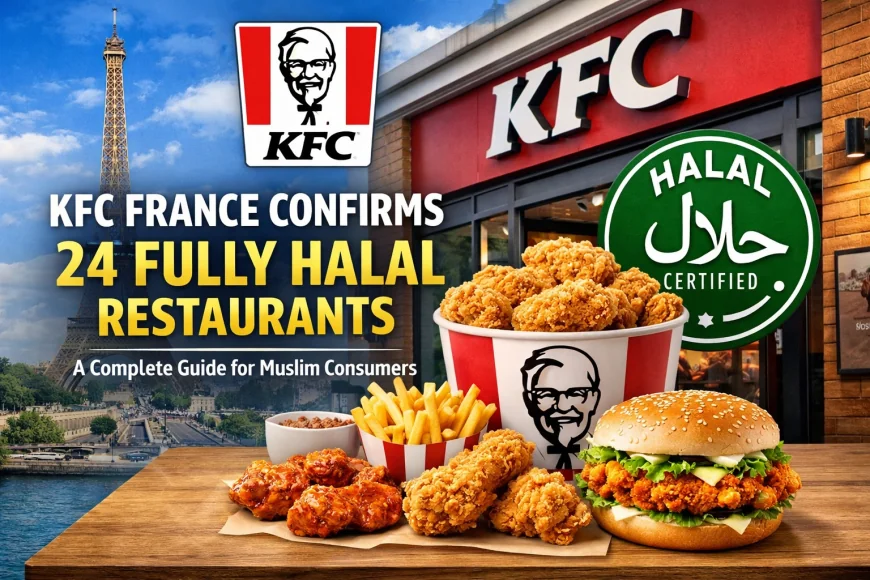 KFC France Confirms 24 Fully Halal Restaurants – Full Guide for Muslim Customers
